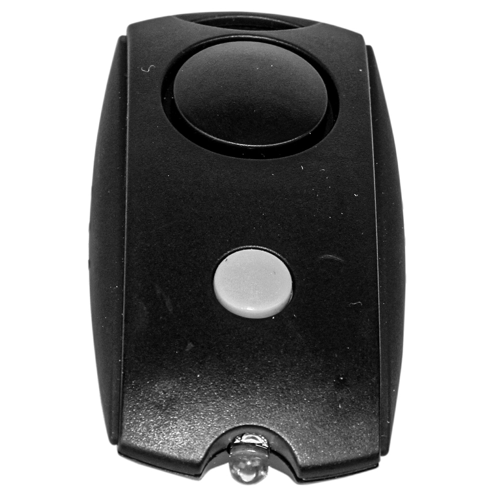 Mini Personal Alarm with LED flashlight and Belt Clip